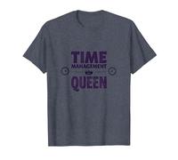 Votre Emploi du Temps est Fine Time Management Queen T-Shirt, Homme, Bleu Chiné, 3XL