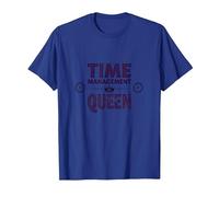 Votre Emploi du Temps est Fine Time Management Queen T-Shirt, Homme, Bleu Royal, L