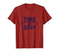 Votre Emploi du Temps est Fine Time Management Queen T-Shirt, Homme, Canneberge, XXL