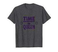 Votre Emploi du Temps est Fine Time Management Queen T-Shirt, Homme, Chiné Foncé, XL