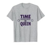 Votre Emploi du Temps est Fine Time Management Queen T-Shirt, Homme, Gris Chiné, 3XL