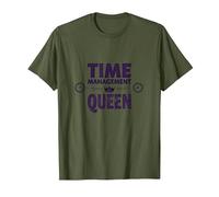 Votre Emploi du Temps est Fine Time Management Queen T-Shirt, Homme, Olive, XXL