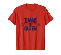 Votre Emploi du Temps est Fine Time Management Queen T-Shirt, Homme, Rouge, 3XL