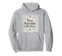 Votre Emploi du Temps est Parfait - Gestion du Temps de Motivation Sweat à Capuche, Unisexe pour Adultes, Gris Chiné, XXL