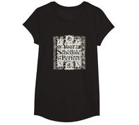 Votre Emploi du Temps est Parfait - Gestion du Temps de Motivation T-Shirt, Fille, Noir, XS