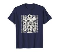 Votre Emploi du Temps est Parfait - Gestion du Temps de Motivation T-Shirt, Homme, Bleu Marine, 3XL