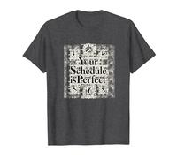 Votre Emploi du Temps est Parfait - Gestion du Temps de Motivation T-Shirt, Homme, Chiné Foncé, XXL