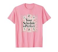 Votre Emploi du Temps est Parfait - Gestion du Temps de Motivation T-Shirt, Homme, Rose, XXL