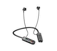 Votre entraînement avec les écouteurs sans fil suspendus légers et sécurisés et améliorés pour une aventure audio inoubliable SYz271 (noir, 15 cm)