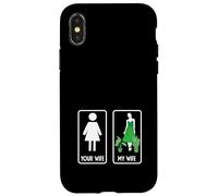 Votre Femme, ma Femme, jardinière drôle, Amoureuse des Plantes Coque pour iPhone X/XS