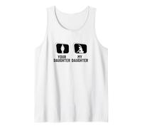 Votre Fille, ma Fille, Maman, Papa, Professeur de Yoga Amusant Débardeur