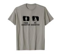 Votre Fille, ma Fille, Maman, Papa, Professeur de Yoga Amusant T-Shirt