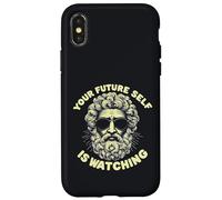 Votre Futur Moi Regarde la Motivation philosophique du stoïcisme Coque pour iPhone X/XS