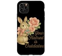 Votre Haine est dépassée, Lapin rétro, Design libéral Coque pour iPhone 11 Pro Max