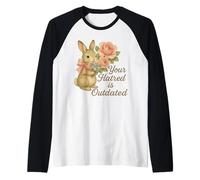 Votre Haine est dépassée, Lapin rétro, Design libéral Manche Raglan