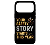 Votre Histoire de sécurité Commence Cette année | Cadeau de sécurité du Nouvel an Coque pour iPhone 17 Pro Max