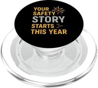 Votre Histoire de sécurité Commence Cette année | Cadeau de sécurité du Nouvel an PopSockets PopGrip pour MagSafe