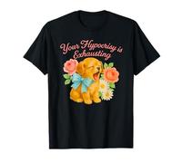 Votre hypocrisie est épuisante Retro Puppy Liberal Design T-Shirt