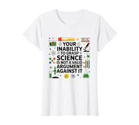 Votre incapacité à saisir Le Professeur de Sciences Chimie Physique T-Shirt, Femme, Blanc, 3XL