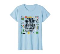 Votre incapacité à saisir Le Professeur de Sciences Chimie Physique T-Shirt, Femme, Bleu Céleste, 3XL
