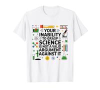 Votre incapacité à saisir Le Professeur de Sciences Chimie Physique T-Shirt, Homme, Blanc, 4XL