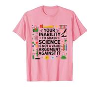 Votre incapacité à saisir Le Professeur de Sciences Chimie Physique T-Shirt, Homme, Rose, 3XL