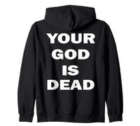 Votre Nine Athée Dieu inch Industrielle Est Nails Metal Mort Sweat à Capuche