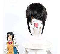 Votre nom Cosplay perruque Mitsuha Miyamizu Costume jouer femme adulte perruques Halloween Anime jeu cheveux KUZ425A