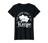 Votre Opinion n'était Pas sur la Recette Funny Culinary Chef T-Shirt Graphique avec Valeur