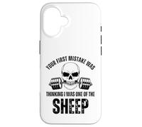 Votre première Erreur a été de Penser Que j'étais l'une des salles de Gym Sheep Coque pour iPhone 16