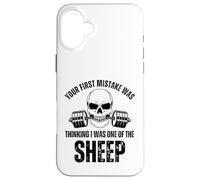 Votre première Erreur a été de Penser Que j'étais l'une des salles de Gym Sheep Coque pour iPhone 16 Plus