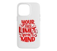 Votre Seule Limite est Votre Esprit Auto-Assistance estime l'amour et Le Soutien Coque pour iPhone 14 Pro Max