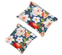 Votre solution de voyage : 2 pcs Fresh Summer Fruits-837 Shrapnel Pouch - Trousse de maquillage compacte, Multicolore 07, A：7.1x5.8in/18x14.8cm，B:4.7x4.5in/12x11.5cm