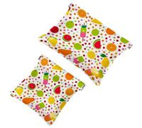 Votre solution de voyage : 2 pcs Summer Ice Cream Watermelon-1497 Shrapnel Pouch - Trousse de maquillage compacte, Multicolore 10., A：7.1x5.8in/18x14.8cm，B:4.7x4.5in/12x11.5cm