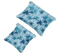 Votre solution de voyage : lot de 2 pochettes en éclats d'obus Leaf-1134 - Trousse de maquillage compacte, Multicolore 06, A:7.1x5.8in/18x14.8cm,B:4.7x4.5in/12x11.5cm