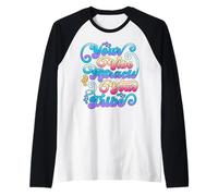 Votre Vibration Attire Votre Tribu Énergie Positive et Manche Raglan