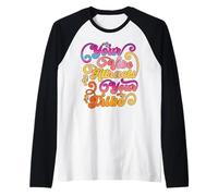 Votre Vibration Attire Votre Tribu Énergie Positive et Manche Raglan