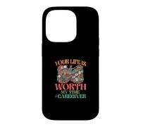 Votre Vie Vaut Mon Temps, Soignant Coque pour iPhone 14 Pro