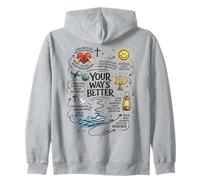 Votre Voie est la Meilleure Source d'inspiration pour la Foi chrétienne Sweat à Capuche