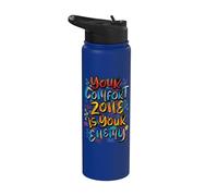 Votre zone de confort est votre ennemi Inspirations Stainless Steel Insulated Water Bottle