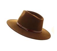 votrechapeau - Chapeau Fedora - Feutre Pliable - Gabin - Marron - Tour de tête 62