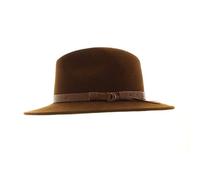 votrechapeau - Chapeau Fedora - Feutre Pliable - Marius - Marron - Tour de tête 54