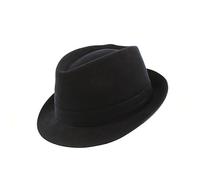 votrechapeau - Chapeau Trilby - Petit Bord - Alvito - Noir - Tour de tête 52