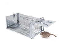VOTUKU Piège à Souris Live Trap, Piège à Rats XXL Premium Piège à Aliments pour Souris Très Sensible, Piège Animalier et Réutilisable Convient pour l'Entrepôt de Jardin de Cuisine (Argent)