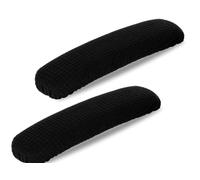 Votvlog 1 Paire Housse D'accoudoir de Chaise, Chaise de Bureau Accoudoir Protection Couvre Amovibles, Extensible Lavables Bras Protecteurs Manches Soulage Les Coudes plaintes (Noir)