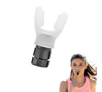 Votvlog Appareil d'exercice Respiratoire De Spirométrie, Appareil d'exercice Pulmonaire avec Outils Portables à Résistance Réglable, pour Augmenter La Capacité Pulmonaire, Force Abdominale(Blanc)