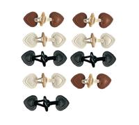 Votvlog Cuir Fermoirs Boutons Fermeture Vestes 9 Paires Petits Manteaux Boutons en Cuir Synthétique Vestes, Tricots, Coupe-vent, Boutons en Résine, Boutons en Résine, Boutons de Vêtements pour Enfants