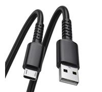 VOTY Câble micro USB pour tablette Fire HD 10, HD 8, manette PS4, téléphone moto, mini haut-parleur, câble de charge pour Sony Android pour liseuse Kindle Oasis (noir, 1,8 m)