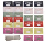 Voucher pour scratch-off, paire de cartes rayées - 24x Love Note Game Cards | Accessoires pour jeux de société, cartes à jouer amusantes pour les fêtes, les cartes à gratter et les anniversaires