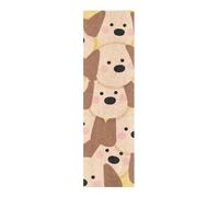 voucong Bande antidérapante imperméable pour scooter Motif chien marron 83 x 22,9 cm